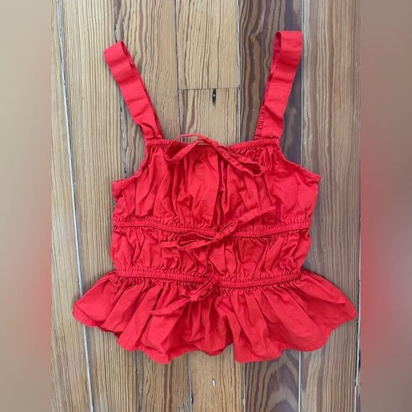 Sim and Sam Red Top - Picture 1 of 5